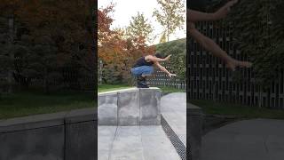 180° Inline Jump #freeskate #inlineskating #jumping