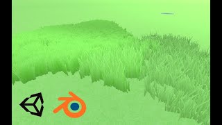 Making Abstract Grass for Unity Terrain System in Blender