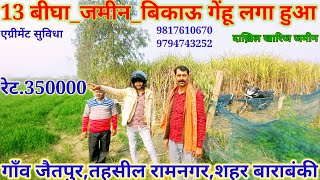 @realestate200 #13bigha property bikau hai achhi location sasti price 350000 par Bigha barabanki