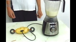 Faltou Luz Em Casa? Pluga Na Batata --- Free Energy - Fake - Turn On At Potato