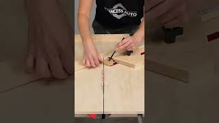 adjustable hexagon cutting jig | woodwork #shorts