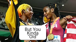 OMG! Sha'Carri Richardson Mistakenly Refer To Shelly-Ann Fraser-Pryce As 'OLD' And This Happened