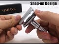 QSHAVE Classic Adjustable Safety Razor Shaver (with 5 Blades)