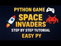 🚀 Build a Space Invaders Game in Python 🎮 | Pygame Full Tutorial (Step by Step) 🔥