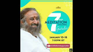 Meditation Challenge with Gurudev | குருதேவ் ஸ்ரீஸ்ரீ ரவிசங்கர் அவர்களுடன் தியானம் | வாழும்கலை