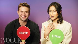 One Day’s Leo Woodall & Ambika Mod Play ‘Never Have I Ever’ | Vogue Challenges