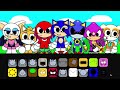 incredibox sprunki but sonic.exe normal versions vs horror versions