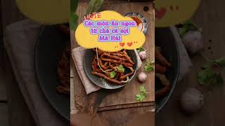 BÁNH MÌ MÁ HẢI| CÁC MÓN NGON LÀM TỪ CHẢ CÁ SỢI MÁ HẢI #shorts