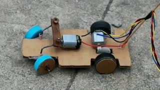 How to make a rc car-with cardboard || how to make remote control car.
