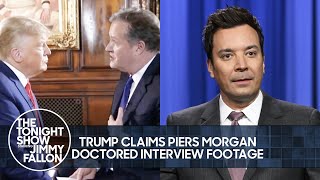 Trump Claims Piers Morgan Doctored Interview Footage, Giuliani Revealed on Masked Singer
