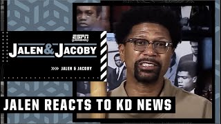 🚨 RUN IT BACK?! Jalen Rose’s verdict on KD breaking news 🚨 | Jalen & Jacoby