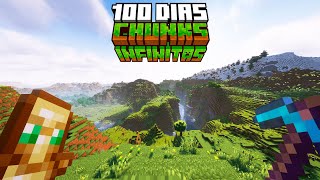 SOBREVIVI 100 DIAS COM CHUNCKS INFINITAS NO MINECRAFT - O FILME