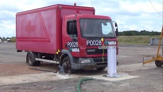 K12/M50 Crash test of Bollard ( Model S12) at HORIBA MIRA, U.K - Part 1