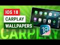 ALL NEW iOS 18 Wallpapers in Apple CarPlay | iOS 18 Beta 4 Update Walkthrough