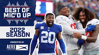 BEST Mic'd Up Moments of the 2022 Season | New York Giants