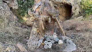 Treasure hunting archaeological discoveries