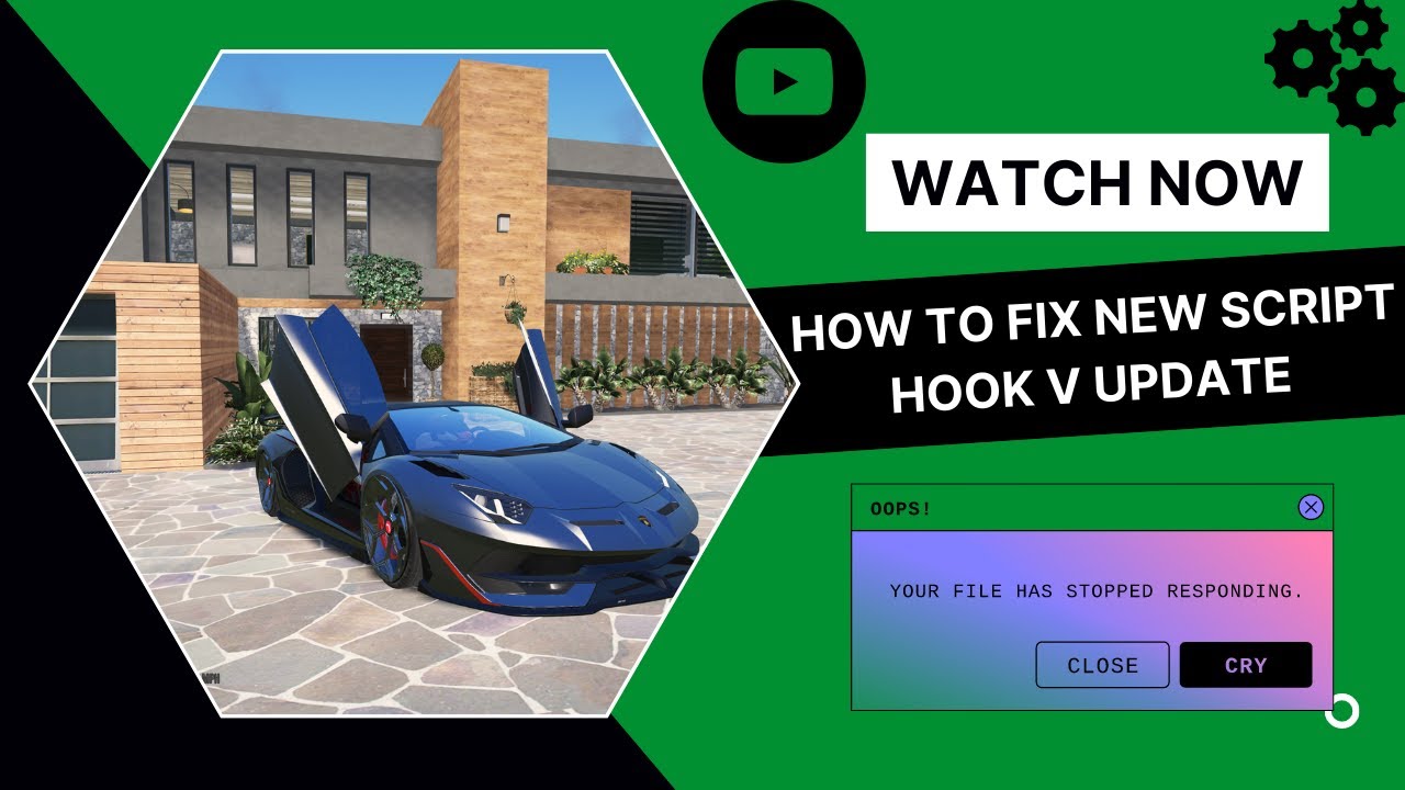 HOW TO FIX NEW SCRIPT HOOK V UPDATE FROM CRASHING GTA V (JULY/AUGUST ...