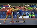 Repechage GR - 50 kg: H. ZHANG (CHN) df. Z. ALIYEV (AZE) by VPO1, 2-2