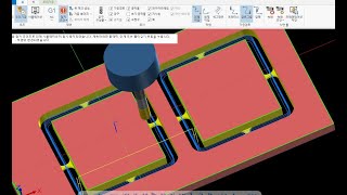 mastercam2021공부방 13_13  2차원가공정의 --탭(미절삭구간)