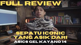 SEPATU ASIK DARI ASICS GEL KAYANO 14 (CREAM BLACK METALLIC PLUM)| FULL REVIEW