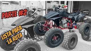 Proyecto trx450er #parte02 || Montaje de motor y preparación para correrla ||