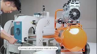 How To Install And Use KILO Pneumatic Dual Heat Press Machine