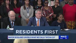 Mayor unveils `NYCHA 2.0` as fired DOI head says de Blasio interfered with probes