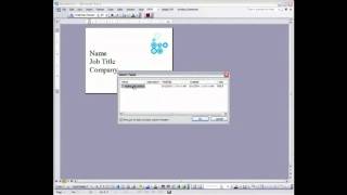 Creating Name Badges with the Avery Wizard Demo Video