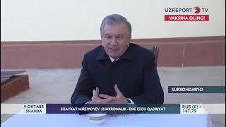 Prezident Shavkat Mirziyoyev Termiz shahrida