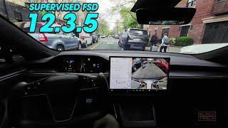 Tesla FSD 12.3.5 - City to City Drive