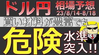 【ドル円最新予想】絶好の押し目買いポイントはこの３か所！為替介入の攻略法と合わせて簡単解説！来週の為替相場予想と投資戦略！小売売上高・FOMC議事・全国CPIにも注目！(23/8/14週)【FX】