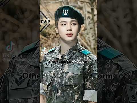 Kim Taehyungs Military Uniform - YouTube