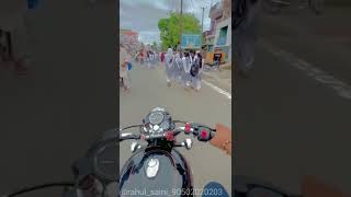 bullet bike 350 cc engine full attitude college girl video whatsapp status 💖💖 #shorts #bullet 💔💔