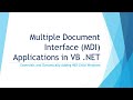 Creating MDI Applications in VB .NET