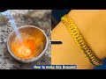 How the gold bracelet is made | gold bracelet making | imagine to make yourself