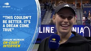 Caroline Wozniacki On-Court Interview | 2023 US Open Round 2