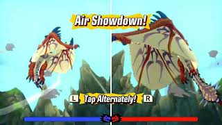 Ratha VS Rathalos double attack \u0026 air showdown Monster Hunter Stories