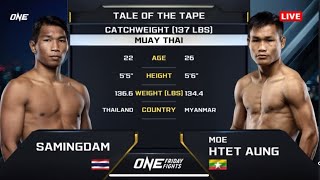 MOE HTET AUNG VS SAMINGDAM full fight 2025 #highlights