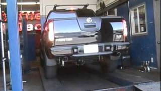 Muffler Tech Nissan Frontier 40L 06' tru-dual, x-pipe, 40 series SStips