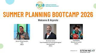 2026 Summer Planning Bootcamp -- Welcome & Keynote