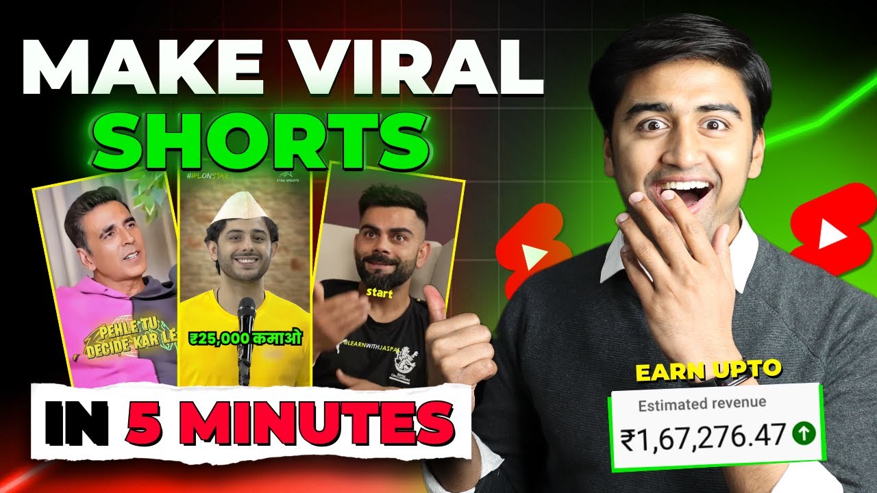 Make Viral Youtube Shorts In 5 Minutes ёяшн How To Edit Viral Youtube