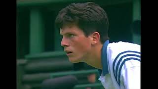 Tim Henman vs Ievgeni Kafelnikov (1996 Wimbledon R1 Highlights)