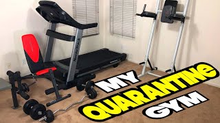I Built a Gym At Home For Quarantine - NordicTrack Commercial 1750 Treadmill Unboxing | Nextraker