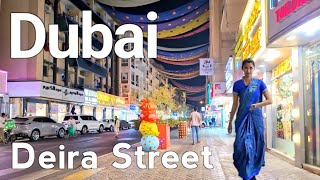 Dubai [4K] Naif Deira, Al Murar Deira Street Walking Tour 🇦🇪