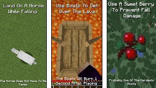 Things Only Pro Players Can Do In Minecraft