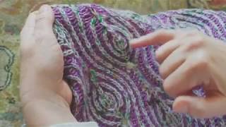 Modified Four Stitch (Two Row) Brioche Decrease