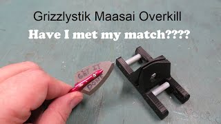 Sharpening and sharpness test for Grizzlystik Maasai single bevel