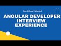 Realtime  Angular Interview Experience | 2.8 years |Selected