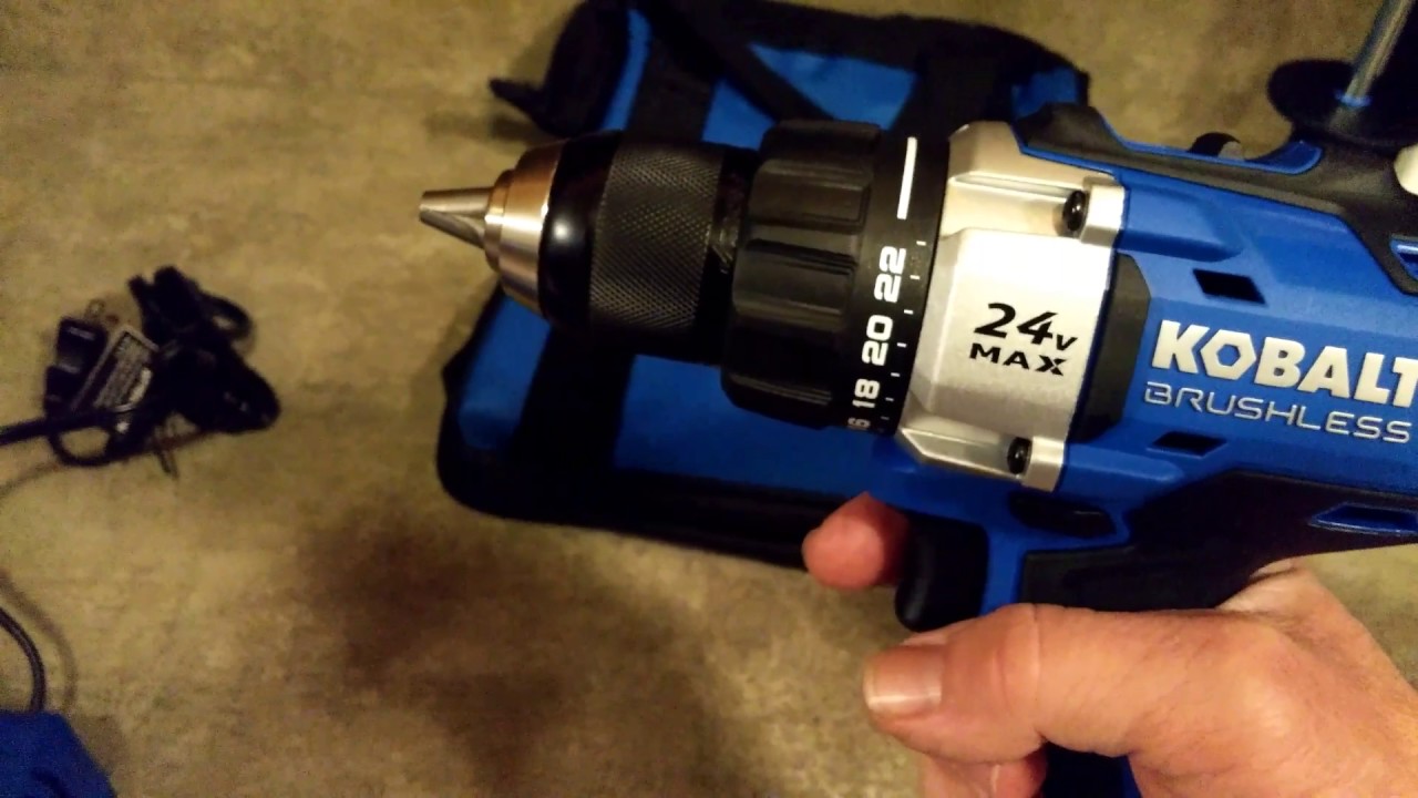 Unboxing....Kobalt 24Volt Max Brushless Drill And Impact Set - YouTube