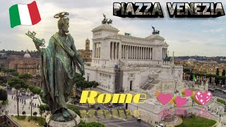 Exploring The: Piazza Venezia, Province of Rome, The Most Spectacular Wonder Of The World In Italy.